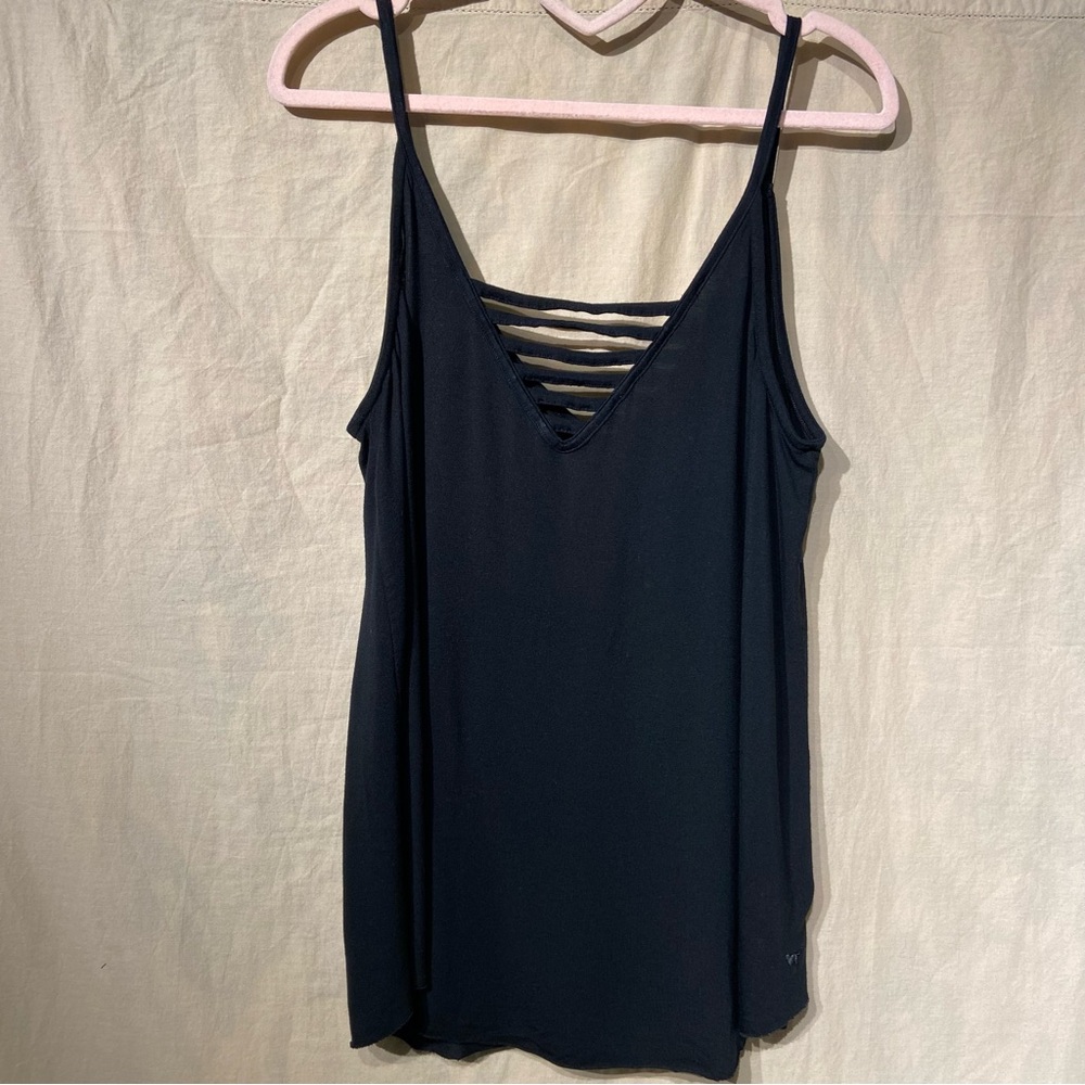 Elegant Black Strappy Women's Camisole